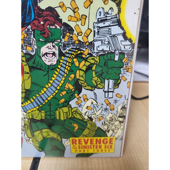 Spiderman #20 1992 Revenge of the Sinister Six pt 3 Marvel Comics Hulk Deathlok - Picture 4 of 5